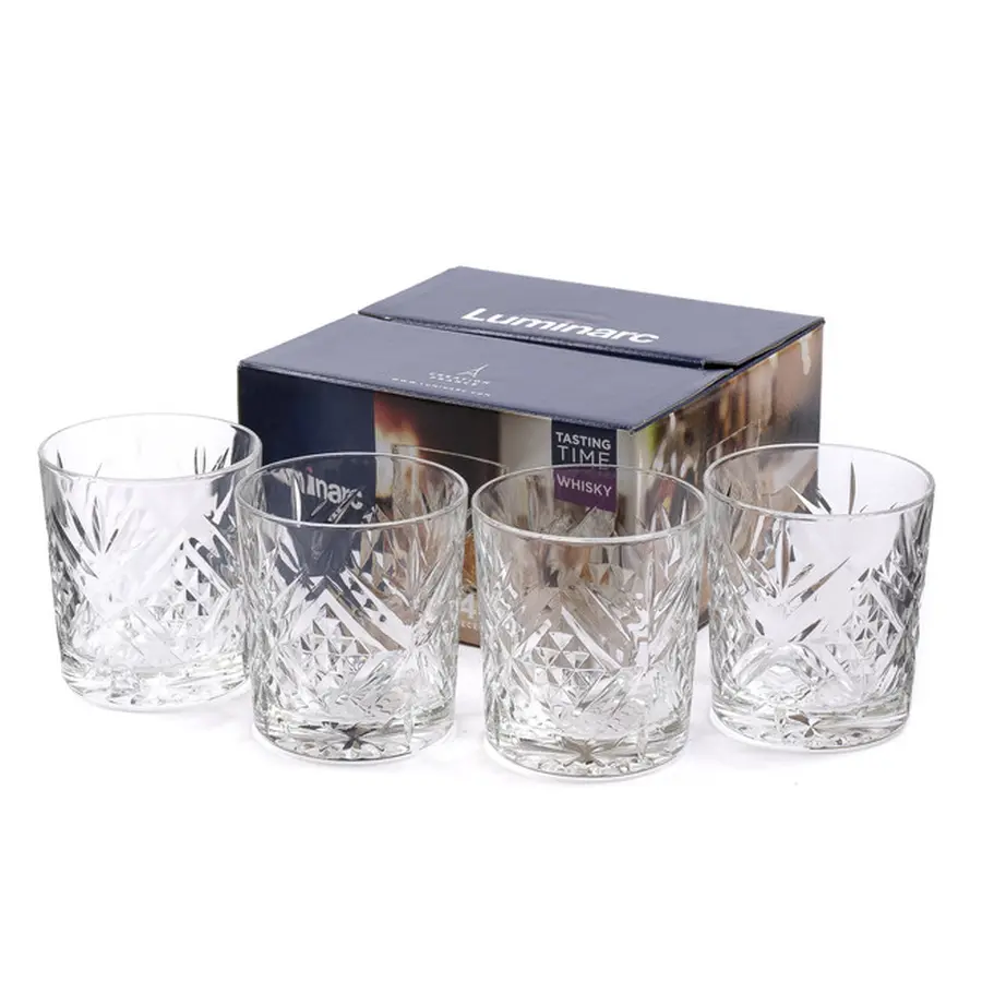 НАБОР СТАКАНОВ стеклянных "Tasting time. Whisky" 4 шт. 300 мл  Luminarc 94797