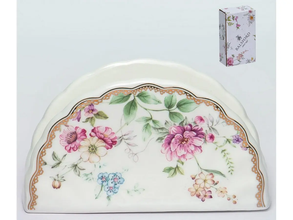 САЛФЕТНИЦА фарфоровая "Франсуаза" 12,5 см  Balsford 97495