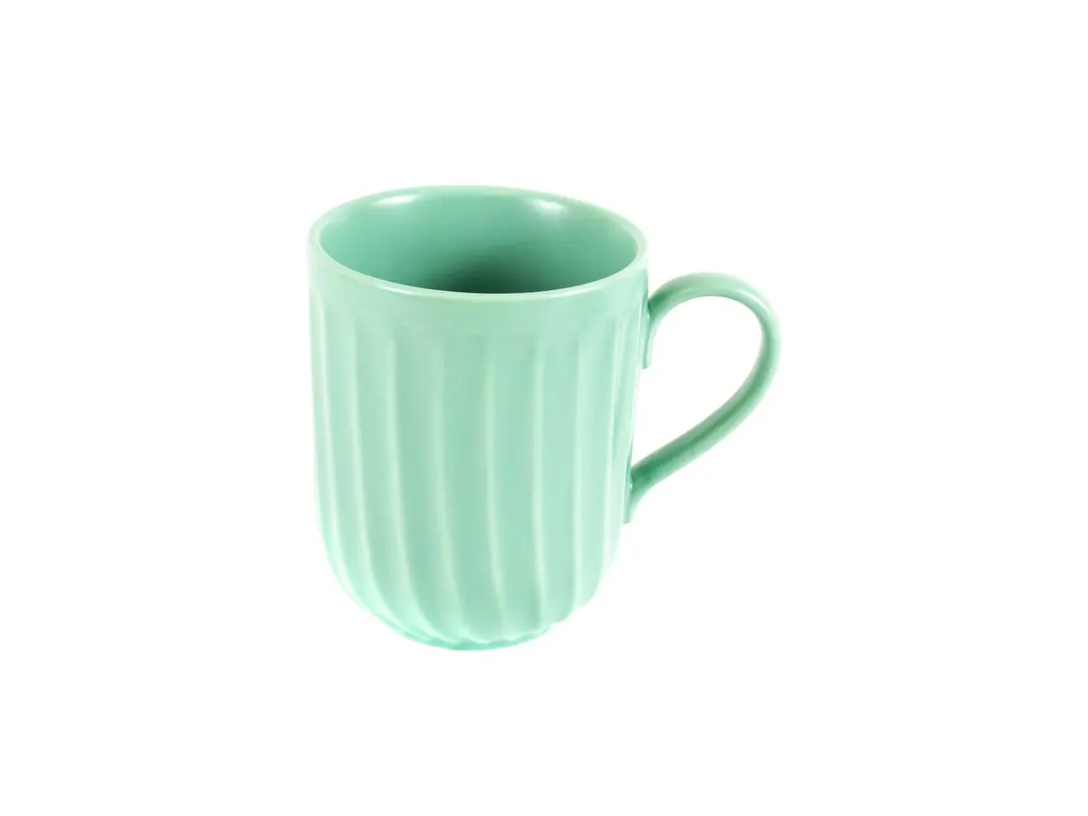 КРУЖКА фарфоровая "Fresh Taste. Green" 340 мл/10 см   105172