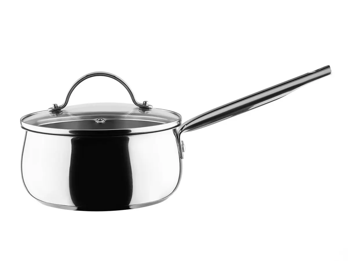 СОТЕЙНИК из нержавеющей стали со стеклянной крышкой "Culinaire" 16 см/1,6 л  Vinzer 102595
