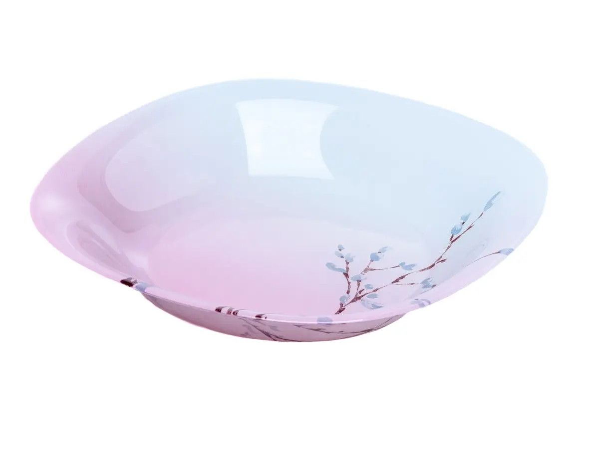 ТАРЕЛКА ГЛУБОКАЯ стеклянная "Neo Carina Hana Rose" 21 см  Luminarc 106968