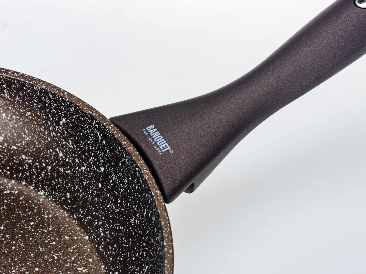 СКОВОРОДА алюминиевая антипригарная с гранитной крошкой "Premium Granite Dark Brown" 26 см   108269