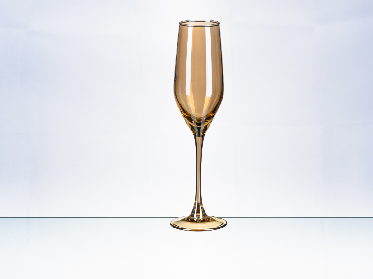 НАБОР БОКАЛОВ ДЛЯ ШАМПАНСКОГО стеклянных "Golden Honey" 4 шт. 160 мл  Luminarc 101665