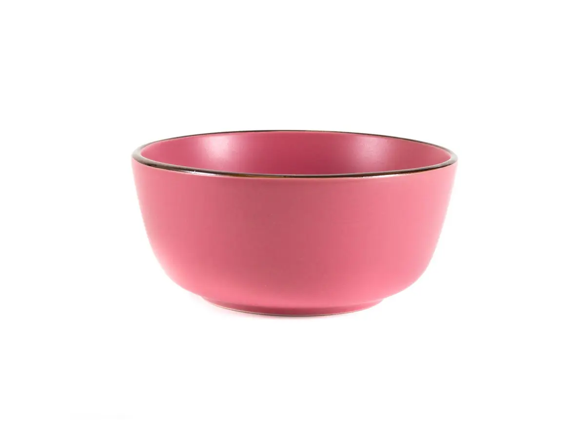 САЛАТНИК керамический "Matte pink" 14,5*6,5 см   106029