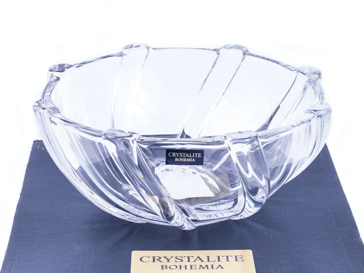 САЛАТНИК стеклянный "INFINITI" 19 см  Crystalite Bohemia 83198