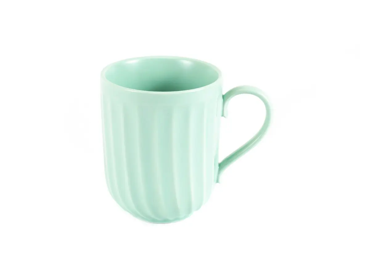 КРУЖКА фарфоровая "Fresh Taste. Light green" 340 мл/10 см  Nouvelle 105163