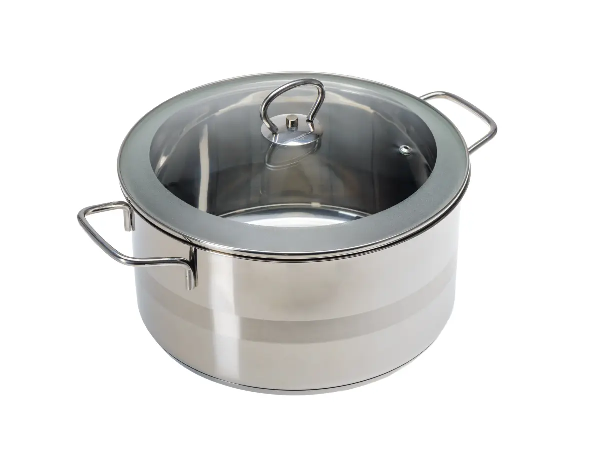 КАСТРЮЛЯ из нержавеющей стали с крышкой "Matte Line" 6,5 л/19 см  Banquet 107009
