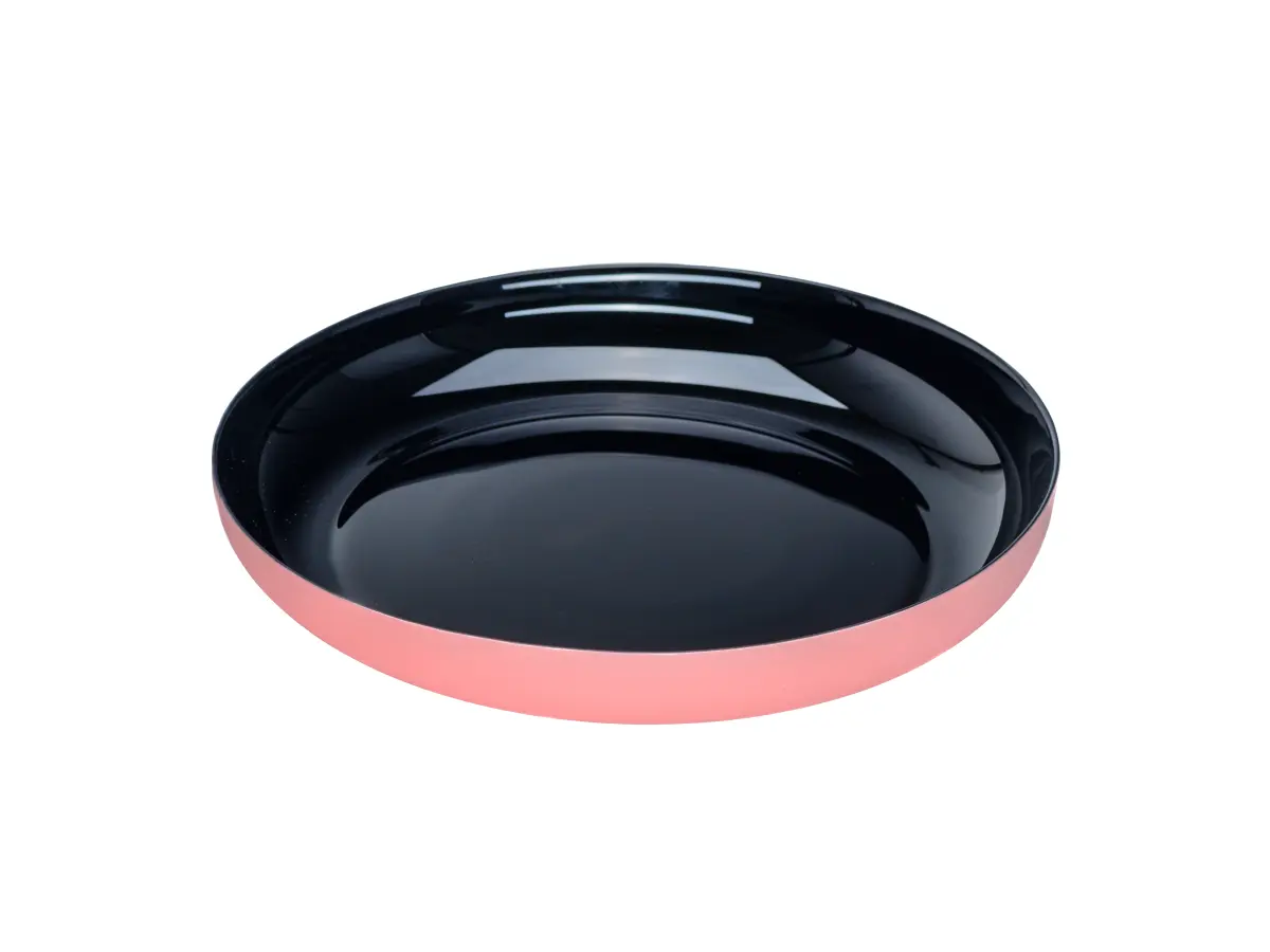 ТАРЕЛКА МЕЛКАЯ стеклокерамическая "Vicky Black Terracotta" 25 см  Luminarc 103259