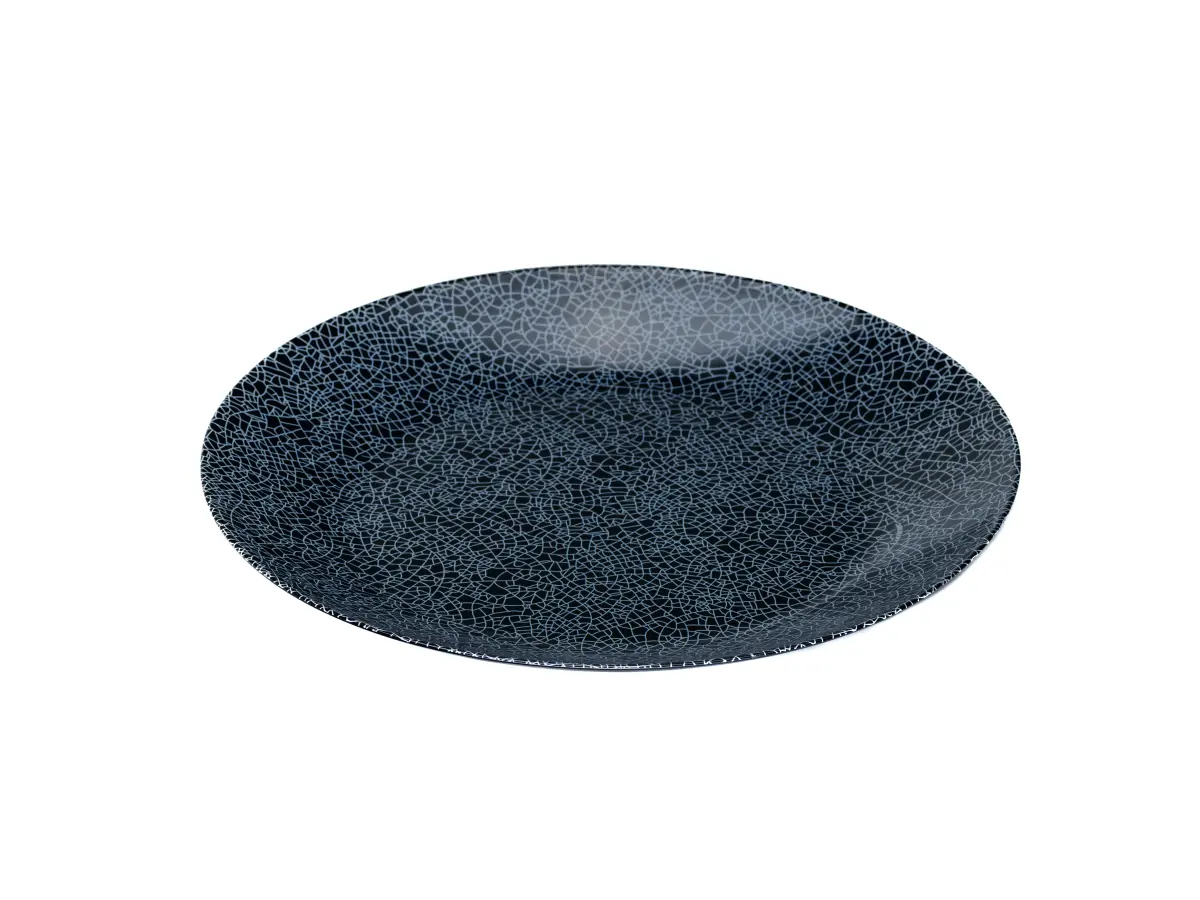 ТАРЕЛКА МЕЛКАЯ стеклокерамическая "Zoe Black" 25 см  Luminarc 102589