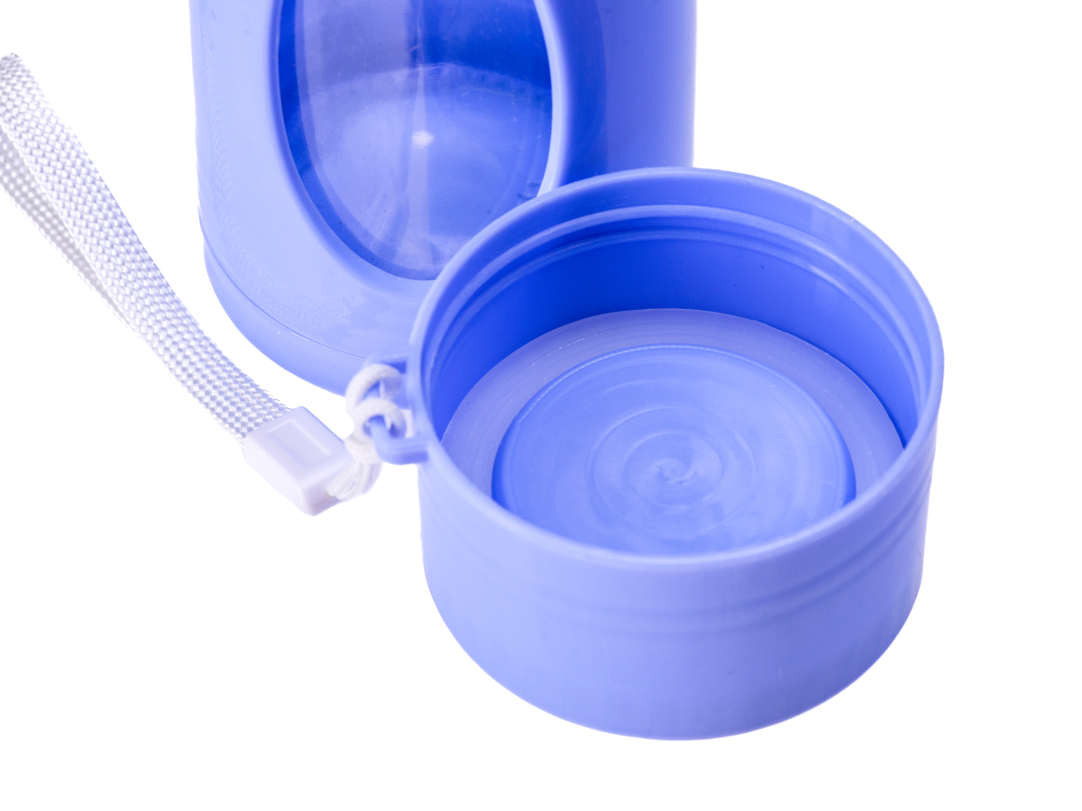 БУТЫЛКА стекло/пластмасса для питья "Чистая" 360 мл/18 см   108460