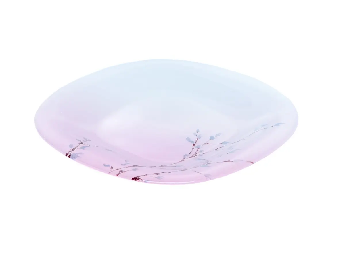 ТАРЕЛКА ДЕСЕРТНАЯ стеклянная "Neo Carina Hana Rose" 19 см  Luminarc 106974