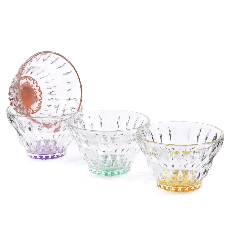 КРЕМАНКА стеклянная "Iced Vintage" с цветным дном 350 мл  Luminarc 98508