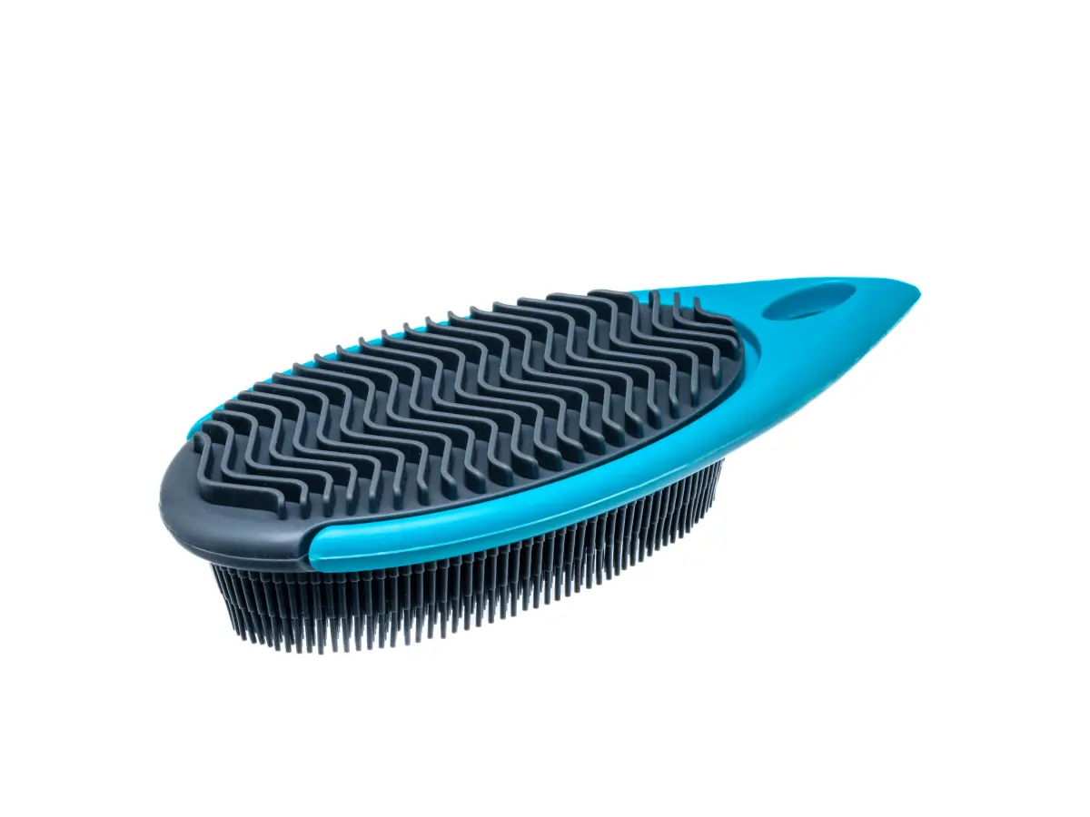 ЩЕТКА ДЛЯ ОЧИСТКИ ОТ ШЕРСТИ пластмасса/резина 17*8*3 см  Home Line 107852