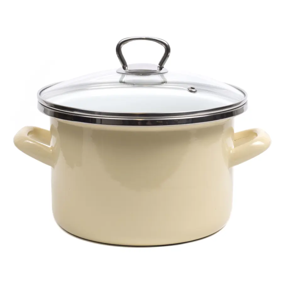 КАСТРЮЛЯ металлическая эмалированная 1,5 л  Omelia 97694