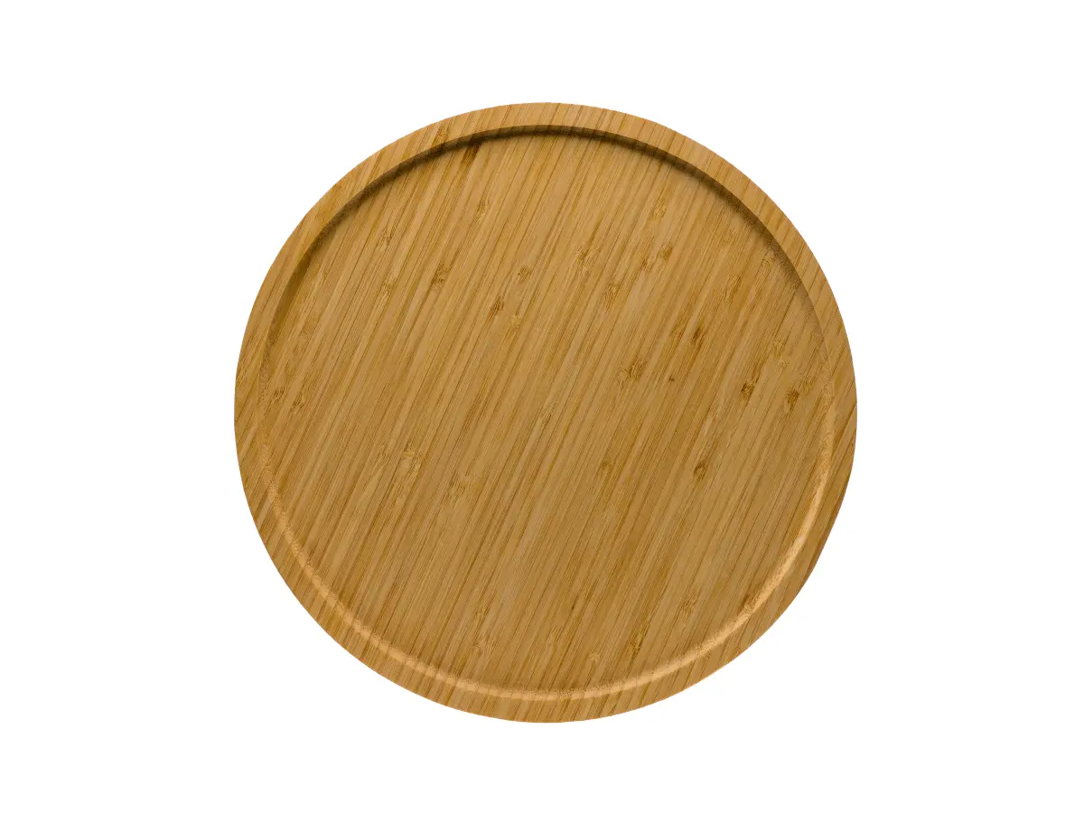 БЛЮДО СЕРВИРОВОЧНОЕ бамбуковое 30*30*1,5 см  Fresca 107755
