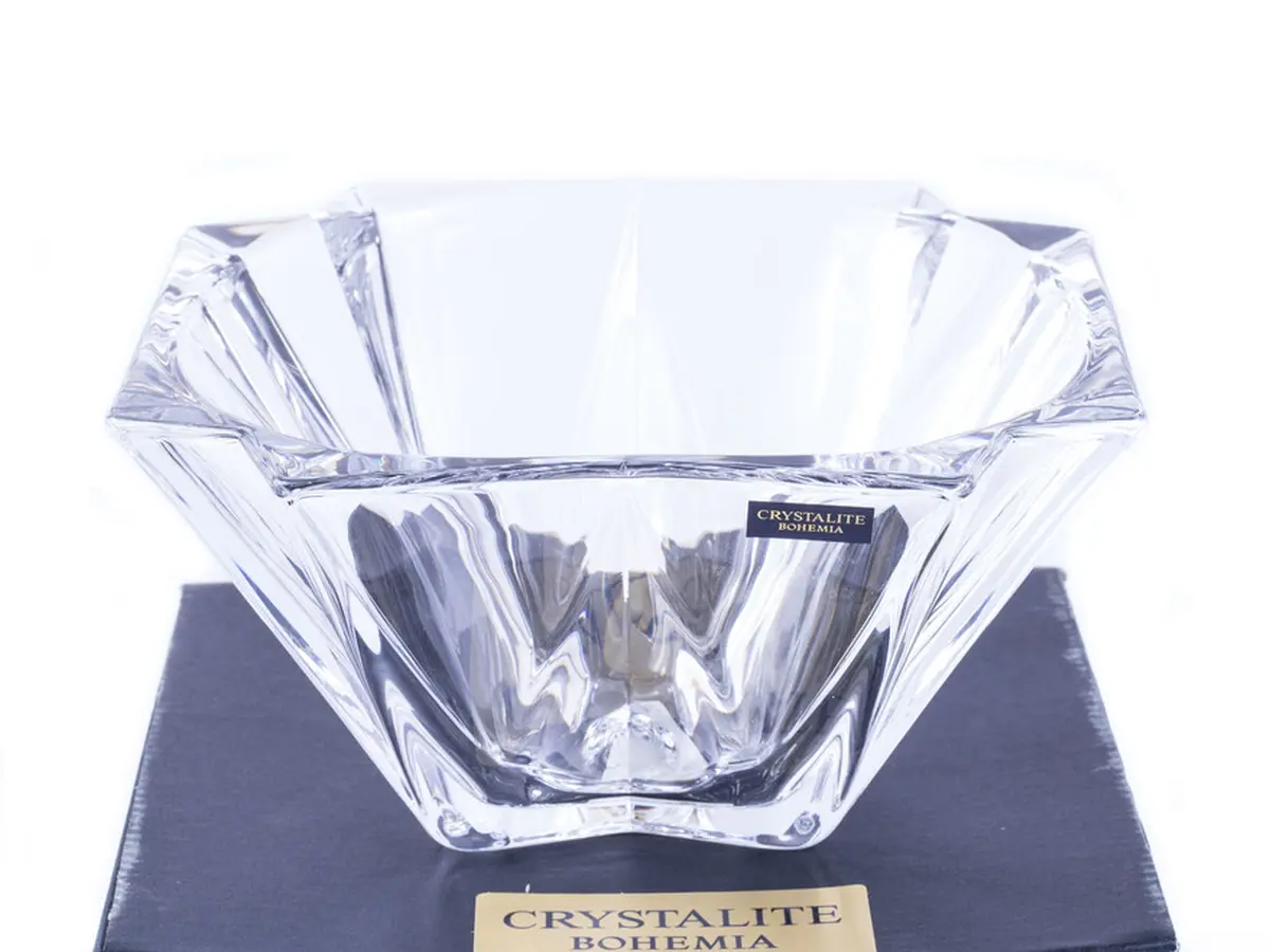 САЛАТНИК стеклянный "METROPOLITAN" 21,5 см  Crystalite Bohemia 83199