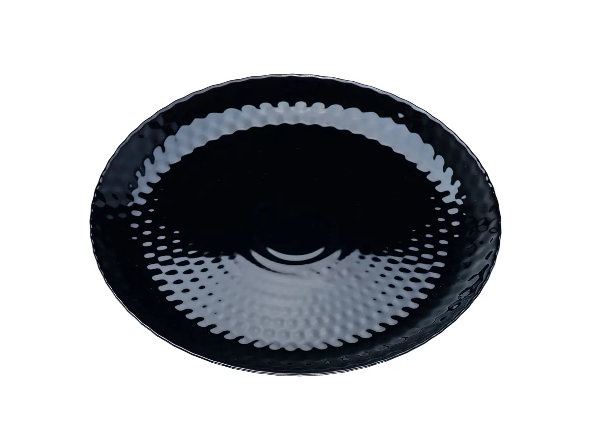 ТАРЕЛКА МЕЛКАЯ стеклокерамическая "Pampille Black" 25 см  Luminarc 104264