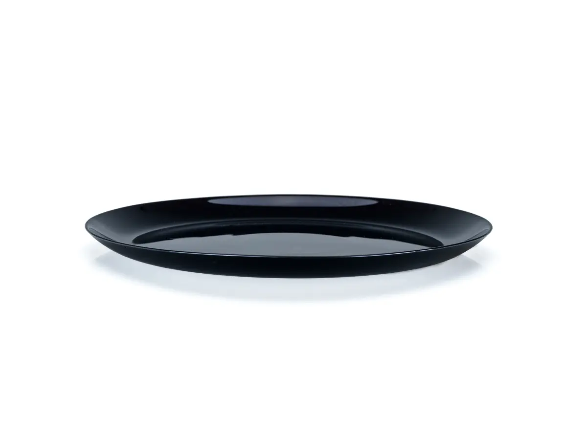 ТАРЕЛКА МЕЛКАЯ стеклокерамическая "Diwali black" 27 см  Luminarc 88308