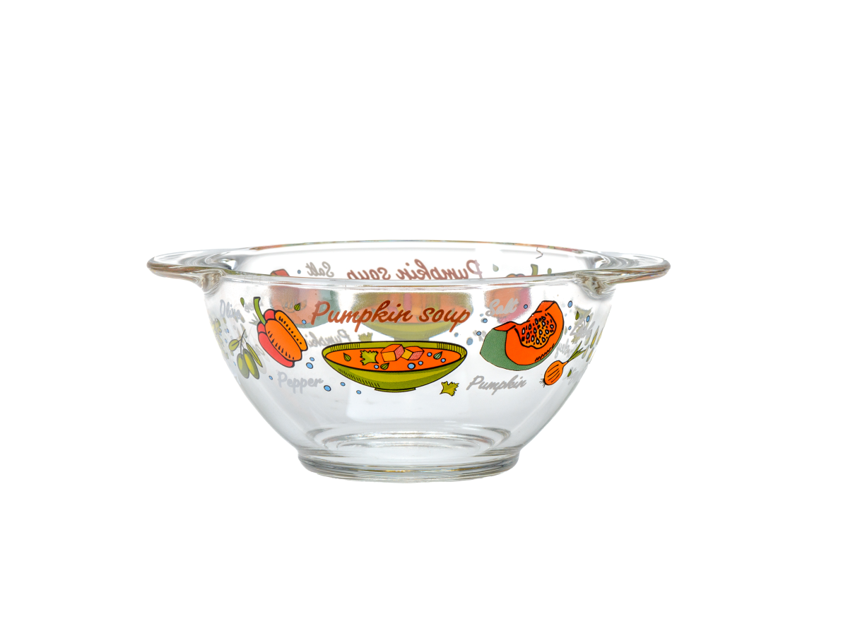 БУЛЬОННИЦА стеклянная "Вкусный супчик" 560 мл  Luminarc 98603