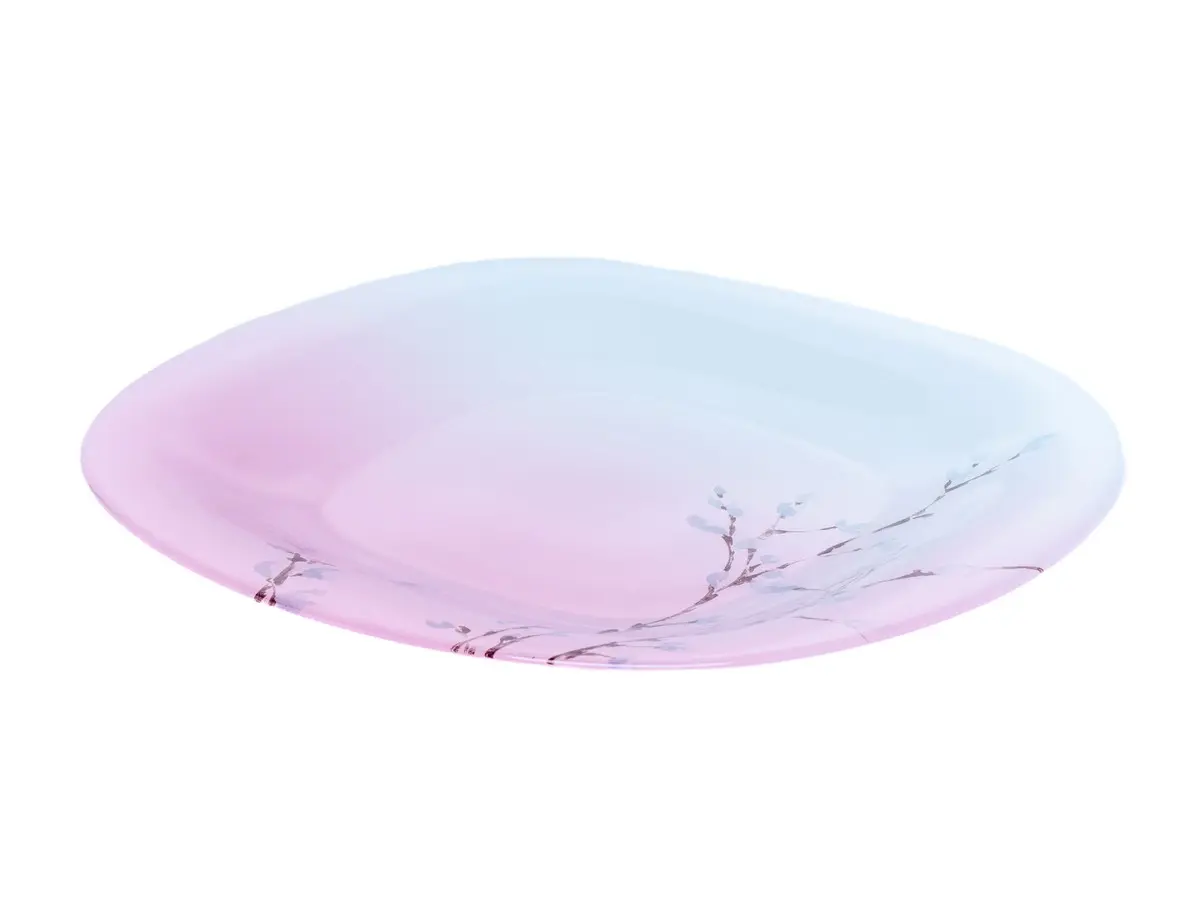 ТАРЕЛКА МЕЛКАЯ стеклянная "Neo Carina Hana Rose" 27 см  Luminarc 106980