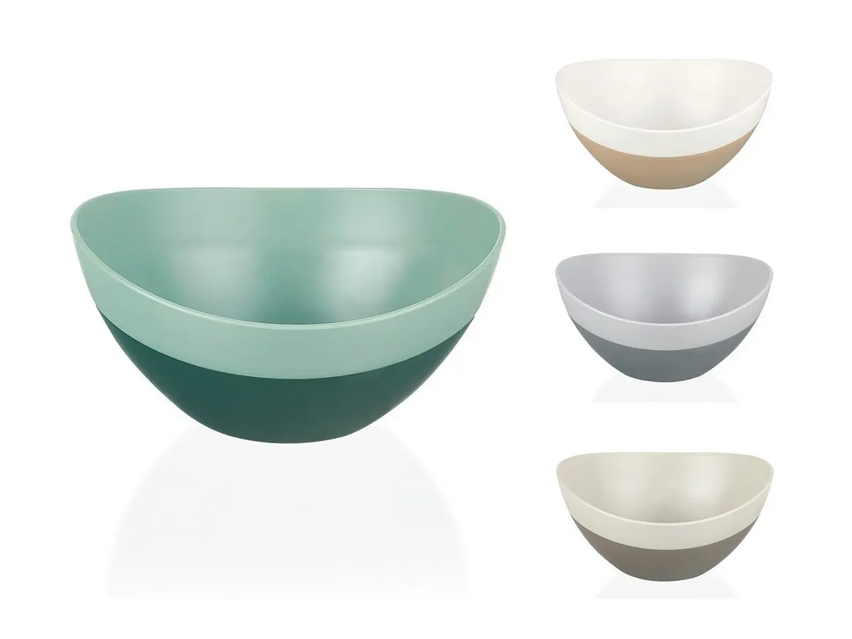 САЛАТНИК пластмассовый "Double Color" 27*25*11 см  Qluxplastic 105419