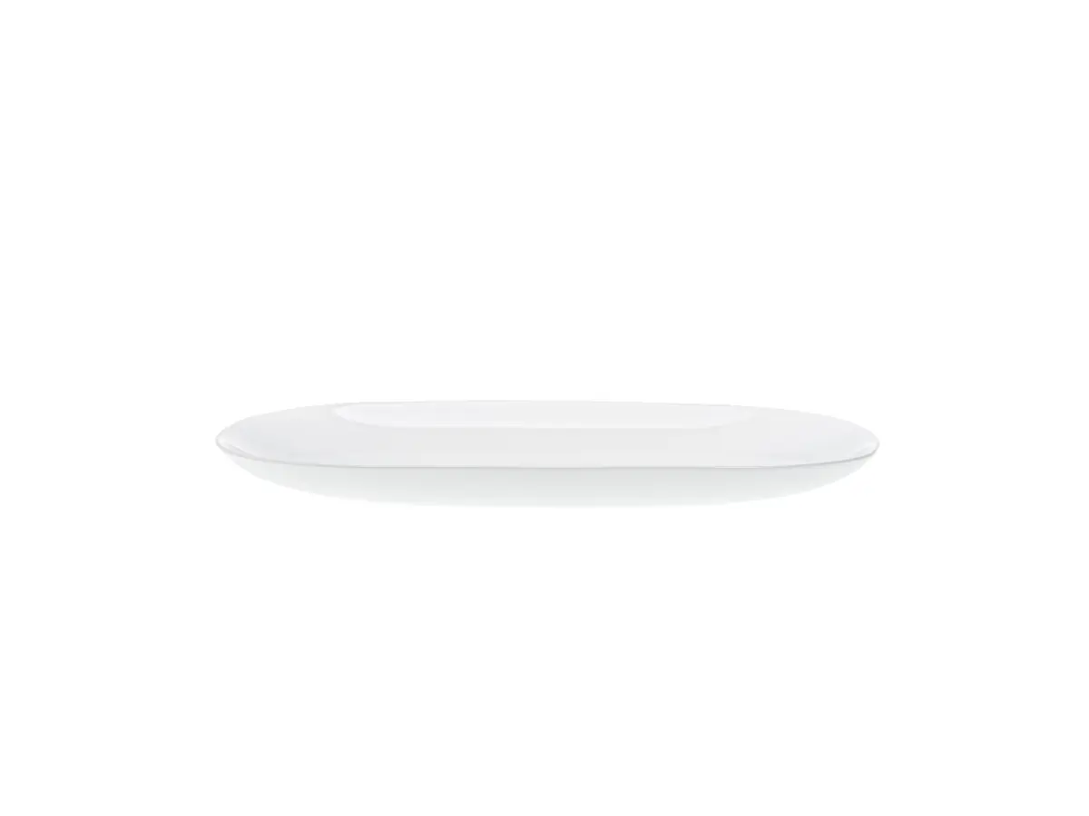 ТАРЕЛКА МЕЛКАЯ стеклокерамическая "Sweet Line White" 28*23 см   108414