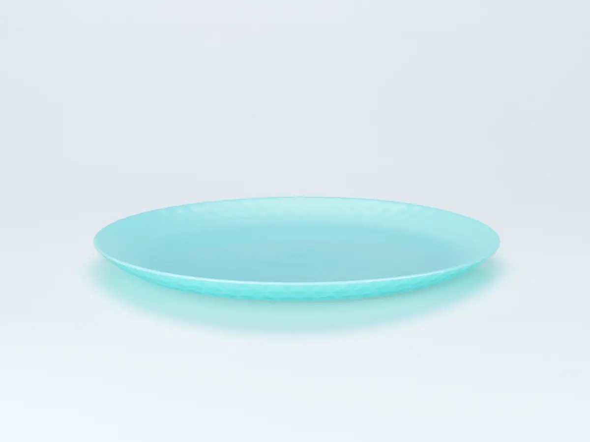 ТАРЕЛКА МЕЛКАЯ стеклокерамическая "Pampille Turquoise" 25 см  Luminarc 100991