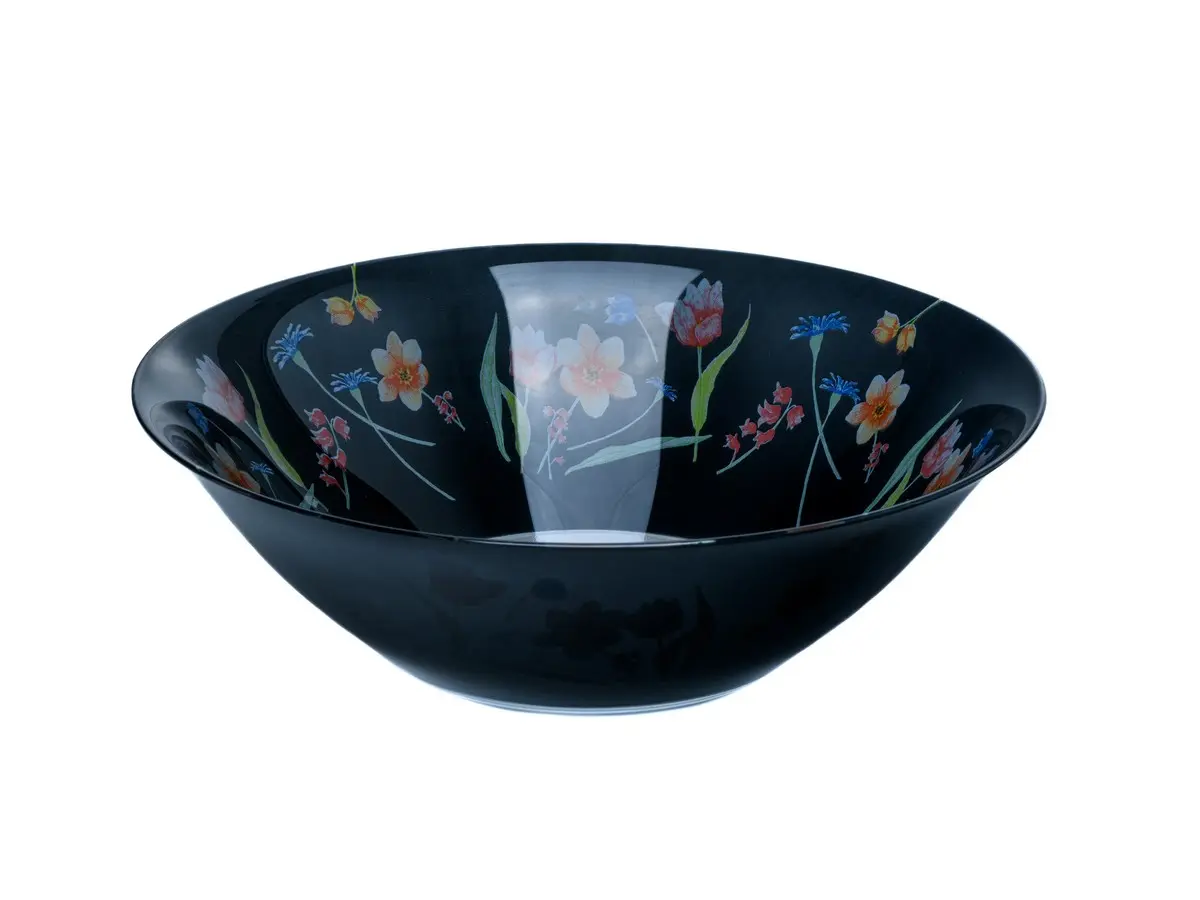 САЛАТНИК стеклянный "Neo Carina Minuet Black" 27 см  Luminarc 106961