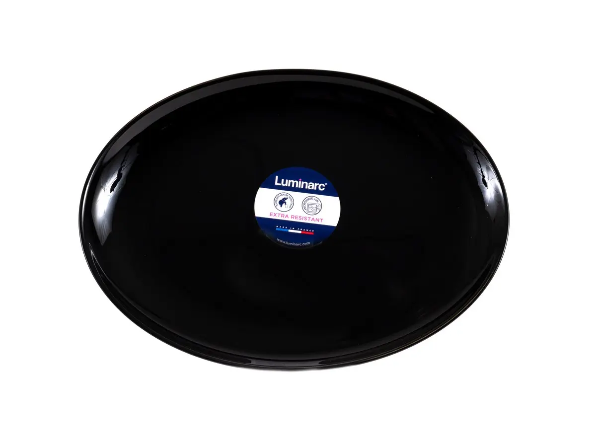 БЛЮДО стеклокерамическое овальное "Diwali black" 25*33 см  Luminarc 103972