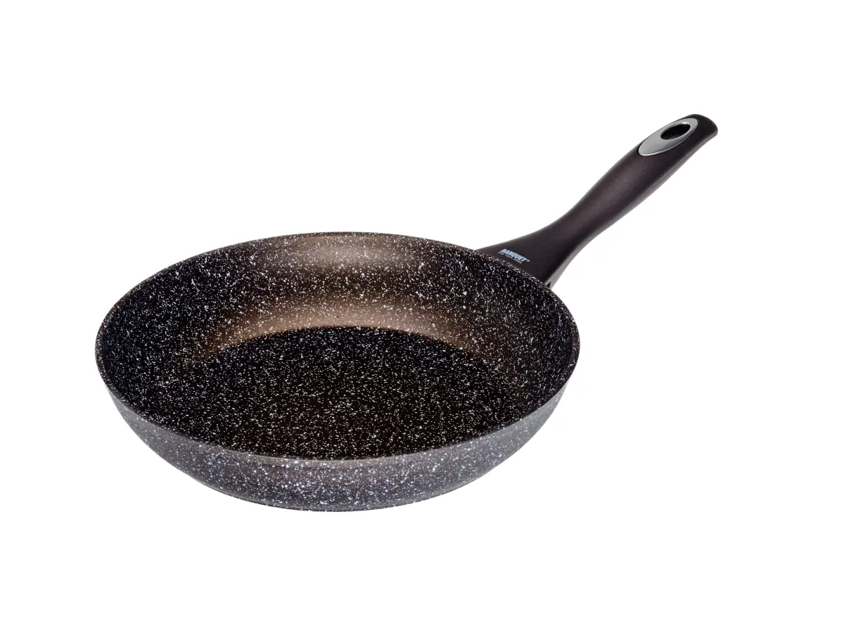 СКОВОРОДА алюминиевая антипригарная с гранитной крошкой "Premium Granite Dark Brown" 26 см   108269