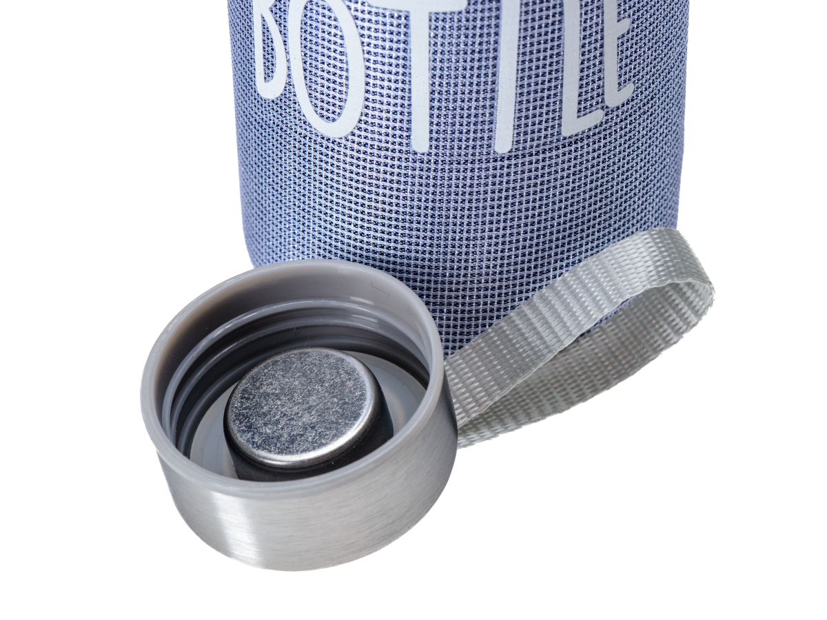 БУТЫЛКА стекло/пластмасса для питья "My bottle" в текстильном чехле 500 мл/22 см   108461