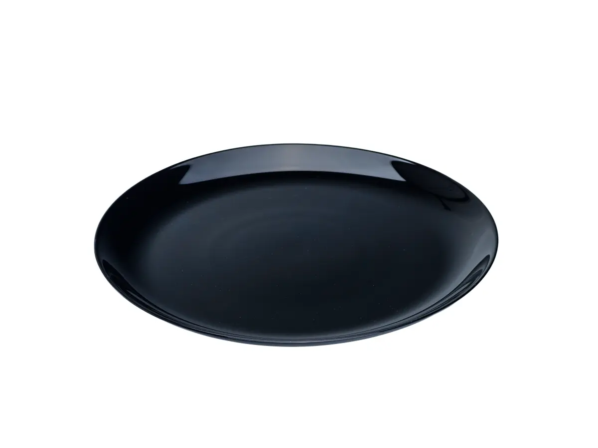 ТАРЕЛКА МЕЛКАЯ стеклокерамическая "Diwali black" 25 см  Luminarc 87841