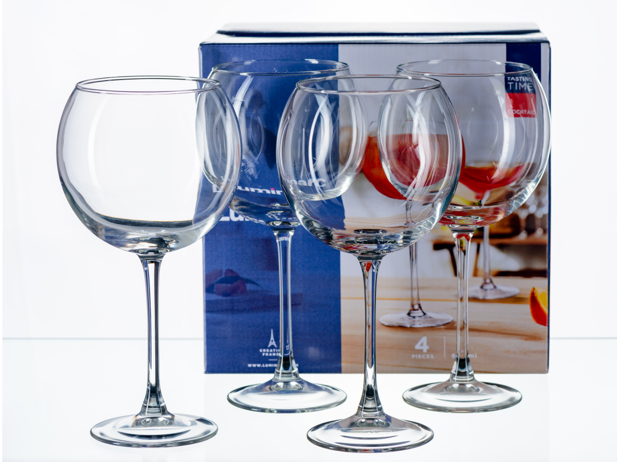 НАБОР БОКАЛОВ ДЛЯ КОКТЕЙЛЯ стеклянных "Tasting time. Cocktail" 4 шт. 650 мл  Luminarc 96074