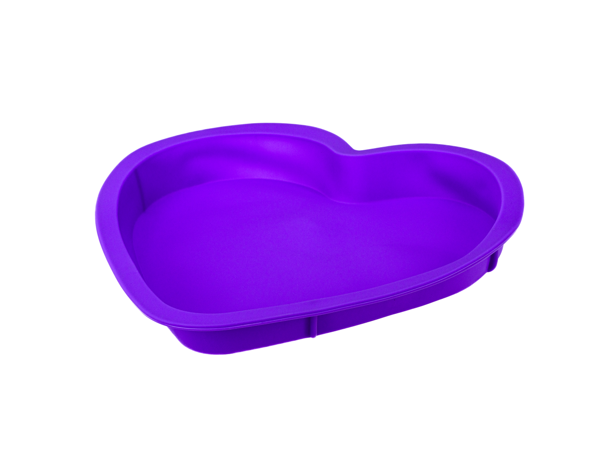 ФОРМА ДЛЯ ВЫПЕКАНИЯ силиконовая "Сердце" 25*20*4 см   110599