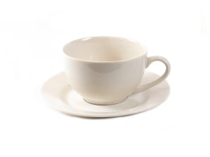 ЧАШКА С БЛЮДЦЕМ фарфоровые 220 мл   103084 