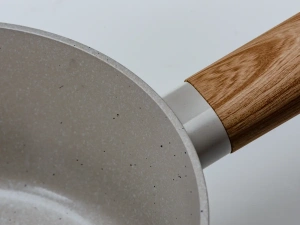 СОТЕЙНИК алюминиевый с керамическим покрытием "Ceramic Latte" 18*8 см/1,5 л со стеклянной крышкой  Fresca 105648