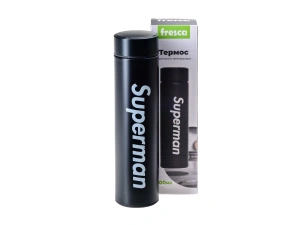 ТЕРМОС металл/пластмасса 500 мл с ситечком и датчиком температуры   109499 