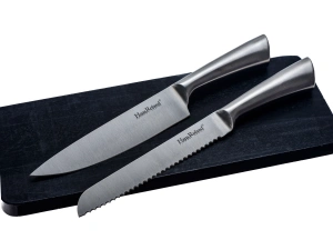 НАБОР НОЖЕЙ металлических 8 пр. в подставке: 5 ножей, ножницы, скребок, точилка   108506