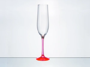 НАБОР БОКАЛОВ ДЛЯ ШАМПАНСКОГО стеклянных "Neon" 4 шт. 190 мл  Crystalex 70828