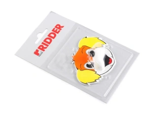 КРЮЧОК НАСТЕННЫЙ пластмассовый на скотче ''Собака'' 6,5*2,4*8,6 см  Ridder 80172 