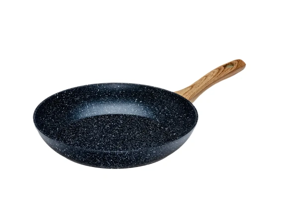 СКОВОРОДА алюминиевая с антипригарным мраморным покрытием "Black Granite" 28*5 см  Fresca 103495 