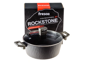 КАСТРЮЛЯ алюминиевая с антипригарным покрытием с крышкой 3,7 л/24 см   110374