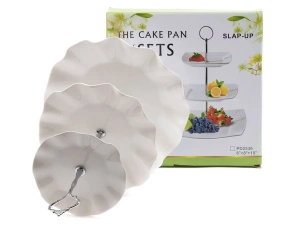 ГОРКА фарфоровая 3-ярусная 14/19/25,5 см   92872 