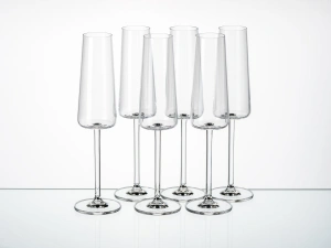 НАБОР БОКАЛОВ ДЛЯ ШАМПАНСКОГО стеклянных "Ray" 6 шт. 180 мл   110542 