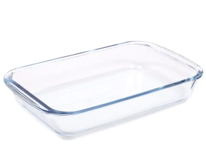 БЛЮДО стеклянное прямоугольное 25,8*15,3*4,5 см/1 л  Home Line 97622 