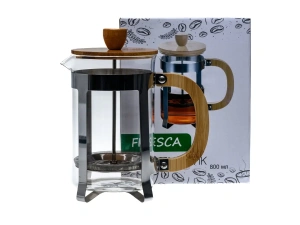 КОФЕЙНИК С ПРЕССОМ стекло/металл 800 мл/20 см  Fresca 104609 