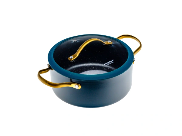 Купить КАСТРЮЛЯ алюминиевая с антипригарным покрытием с крышкой 2,7 л/20*9 см   109079  КАСТРЮЛЯ алюминиевая с антипригарным покрытием с крышкой 2,7 л/20*9 см   109079