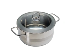 КАСТРЮЛЯ из нержавеющей стали с крышкой "Matte Line" 4 л/17 см  Banquet 50817 