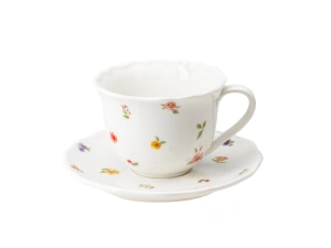 ЧАШКА С БЛЮДЦЕМ фарфоровые "Jolis" 250 мл   110511 