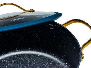 КАСТРЮЛЯ алюминиевая с антипригарным покрытием с крышкой 2,7 л/20*9 см   109079